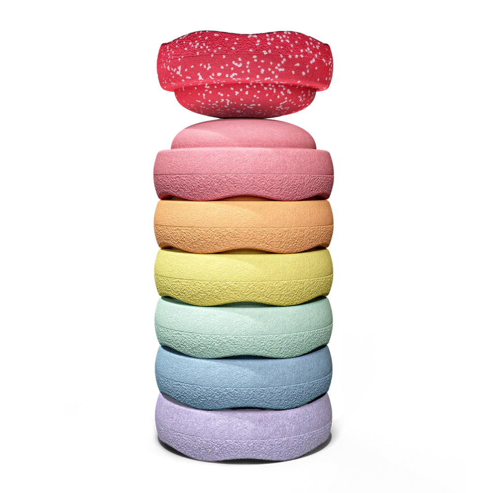 Stapelstein Original Special MINI Rainbow Pastel Blush - Limited Edition