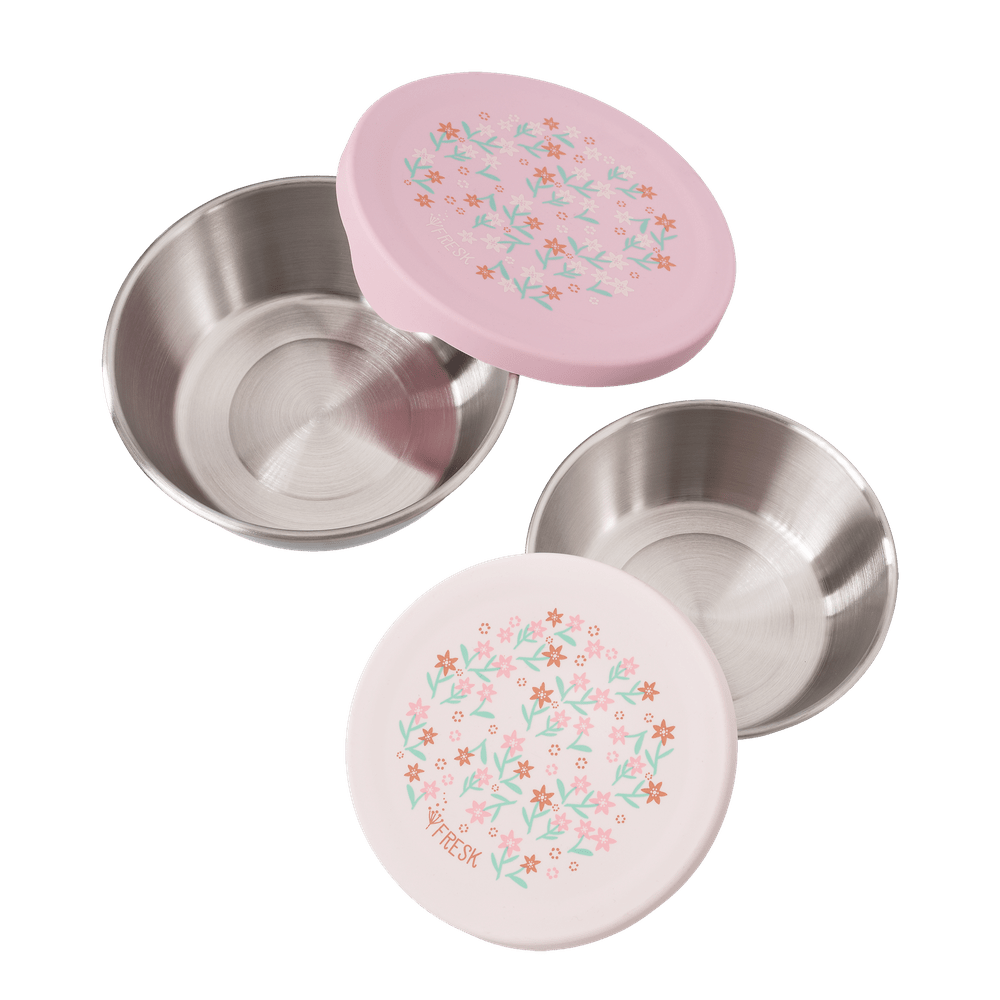 Fresk Roestvrije Snackbox 2st - Garden Flowers