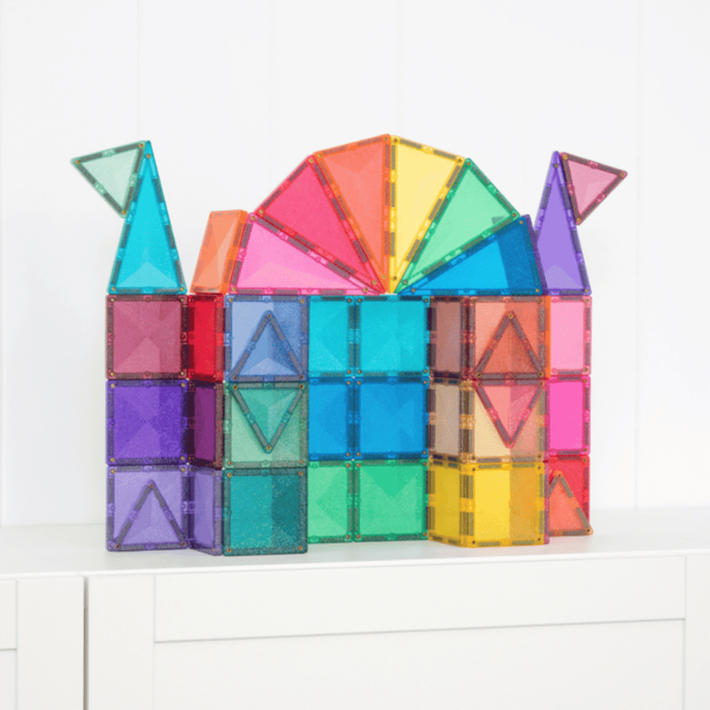 Connetix Glitter Castle Pack | 48 onderdelen