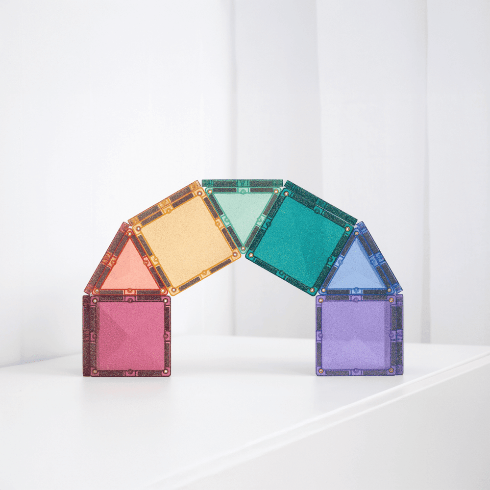 Connetix Glitter Castle Pack | 48 onderdelen