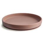 Mushie Siliconen Bord Met Zuignap - Cloudy Mauve