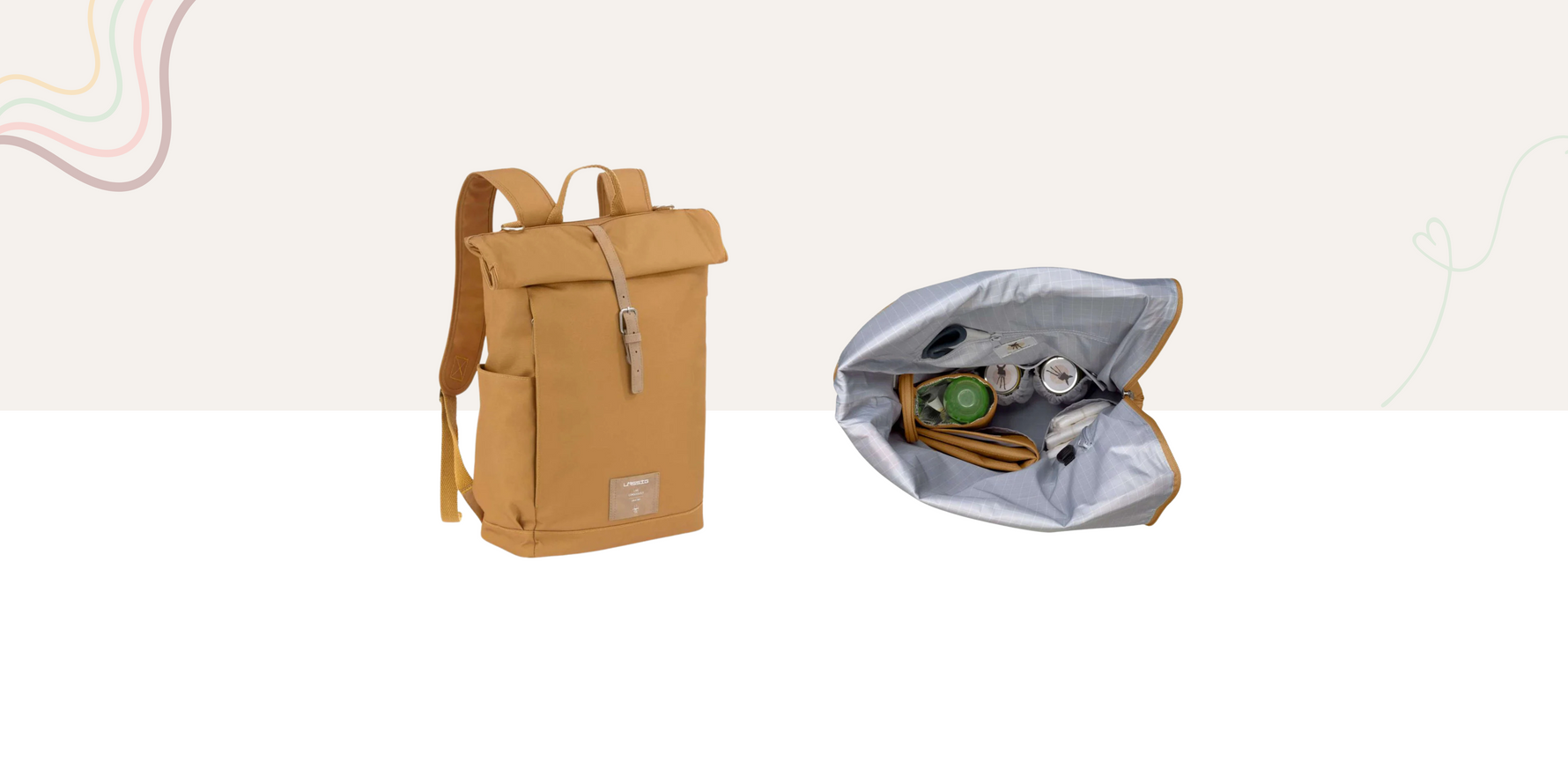 Tester gezocht: Lässig Rolltop Luiertas