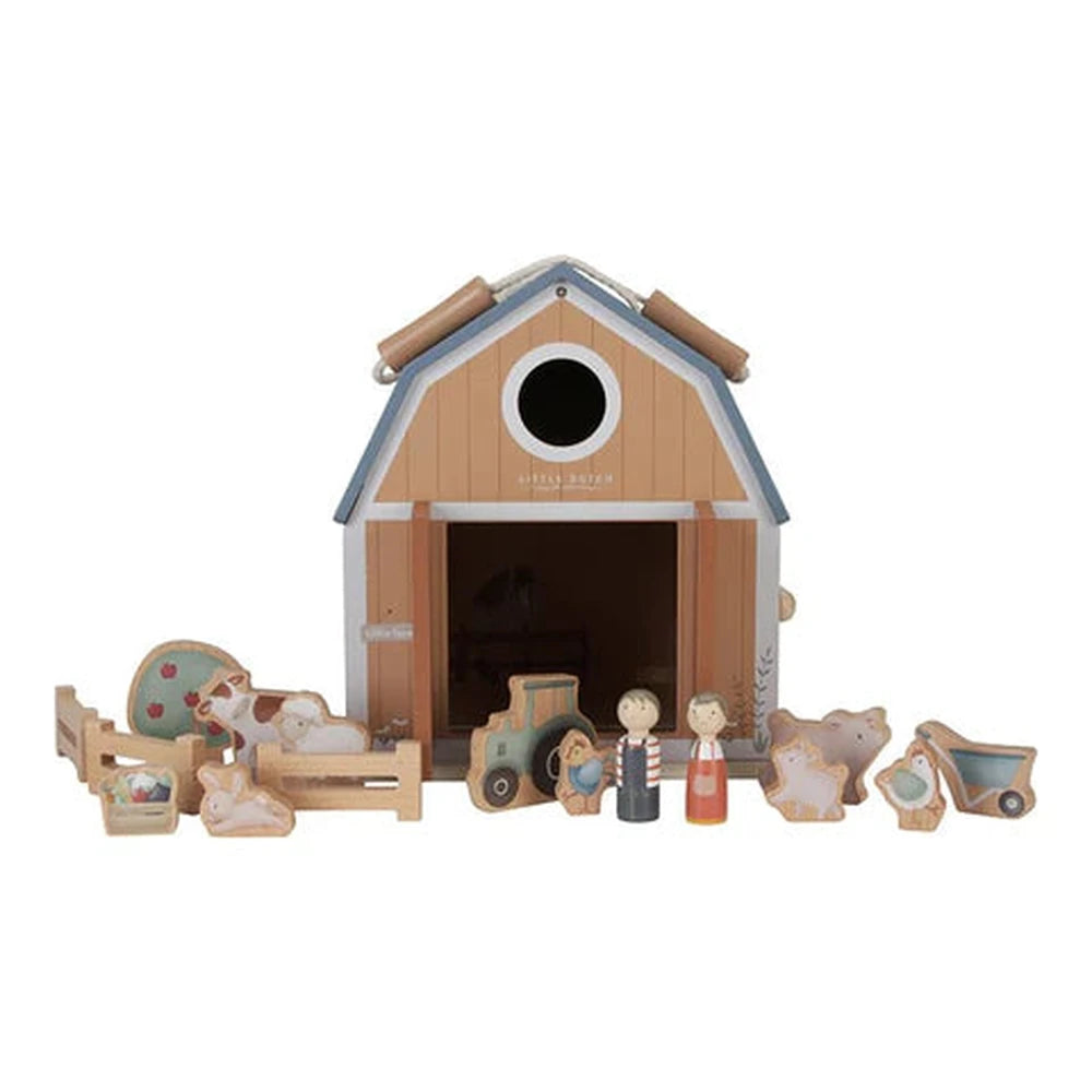 Little Dutch Draagbaar Boerderijhuis - Little Farm