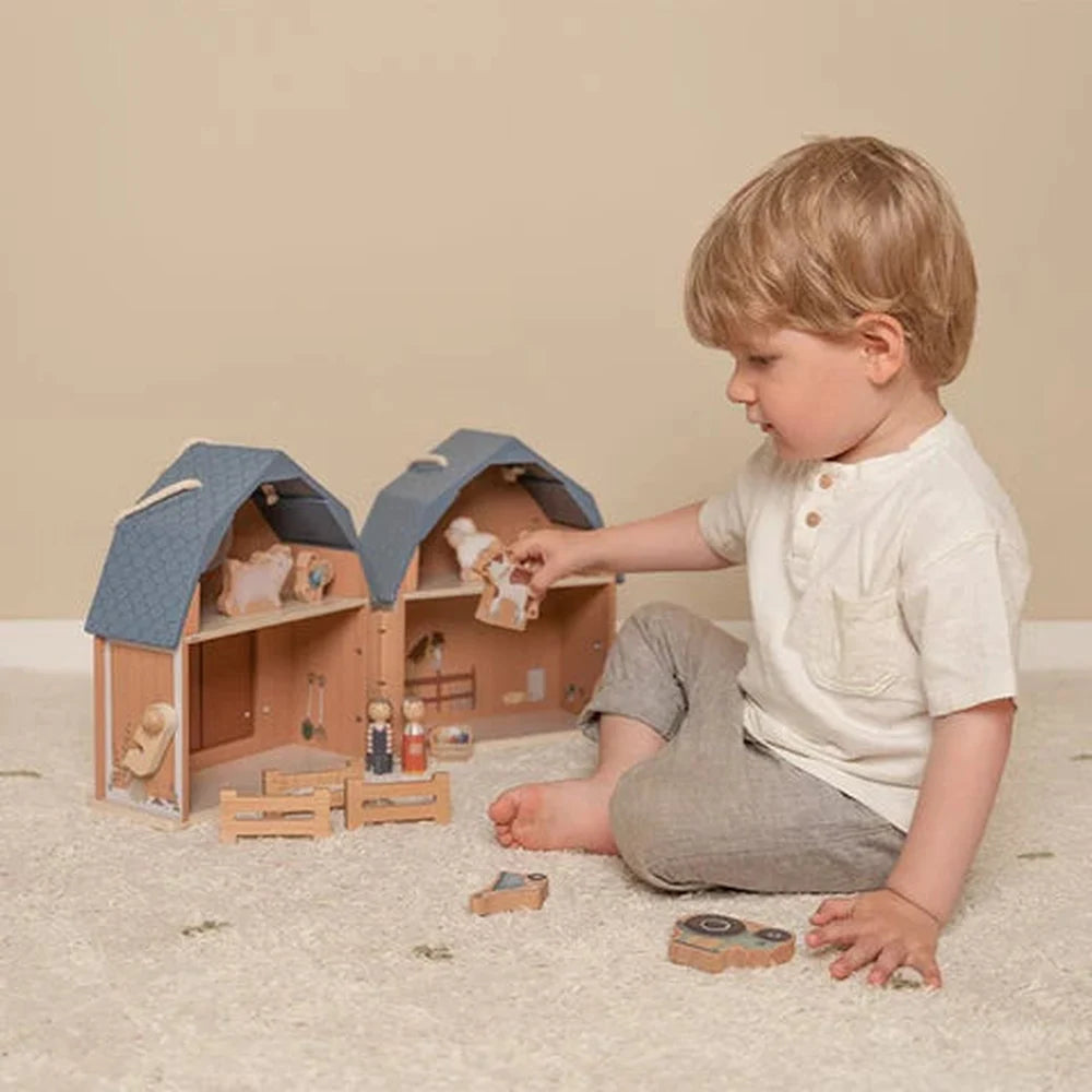 Little Dutch Draagbaar Boerderijhuis - Little Farm