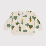 Petit Bateau | Sweatshirt Fleece Baby’s & Kids - Happy Trees