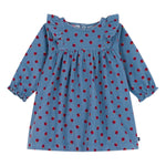 Petit Bateau Jurk Met Ruches - Appeltjes