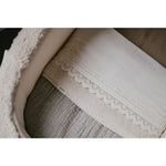 Koeka Wiegdeken Teddy Rivoli - Stone | Wiegdekentje 100x75 cm