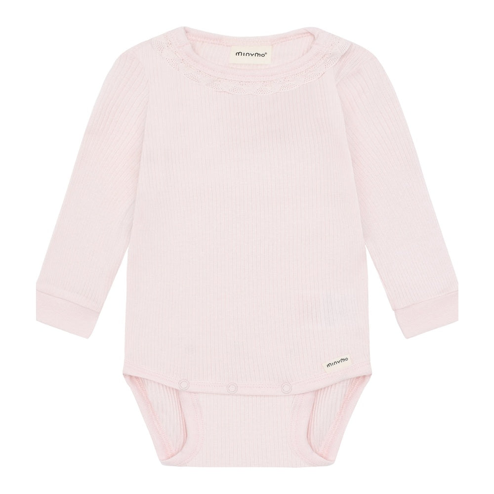 Minymo Body Lange Mouw Rib Delicacy