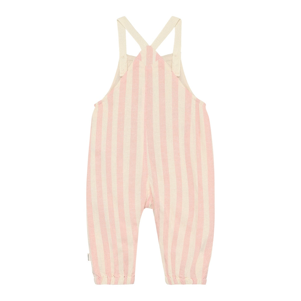 Minymo Overall Gestreept Silver Pink