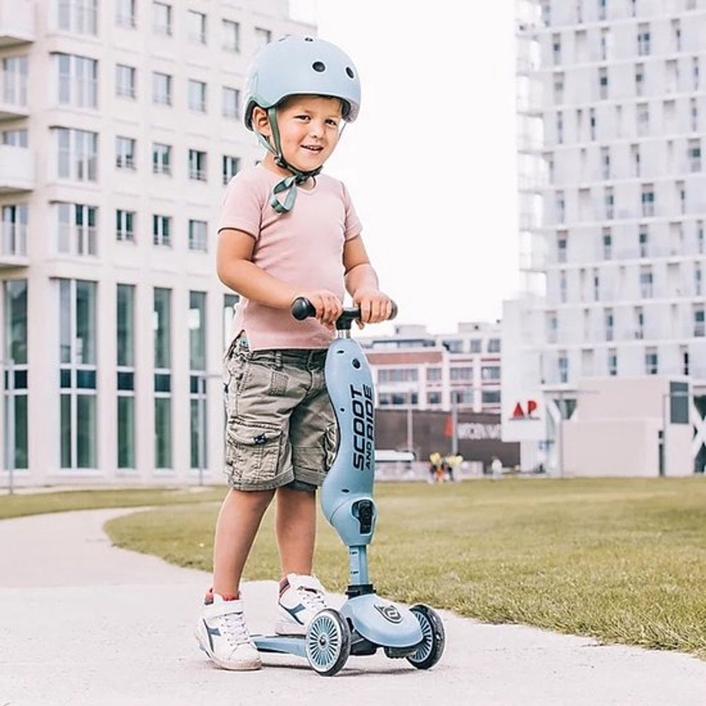 Scoot and Ride Helm XXS-S Blauw
