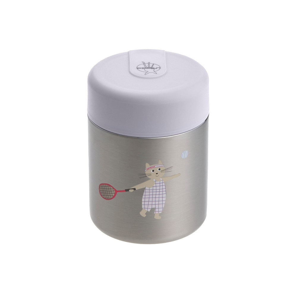 Lässig Bewaarpot/Thermos Voedselcontainer / Food Jar - Tiny Team Cat