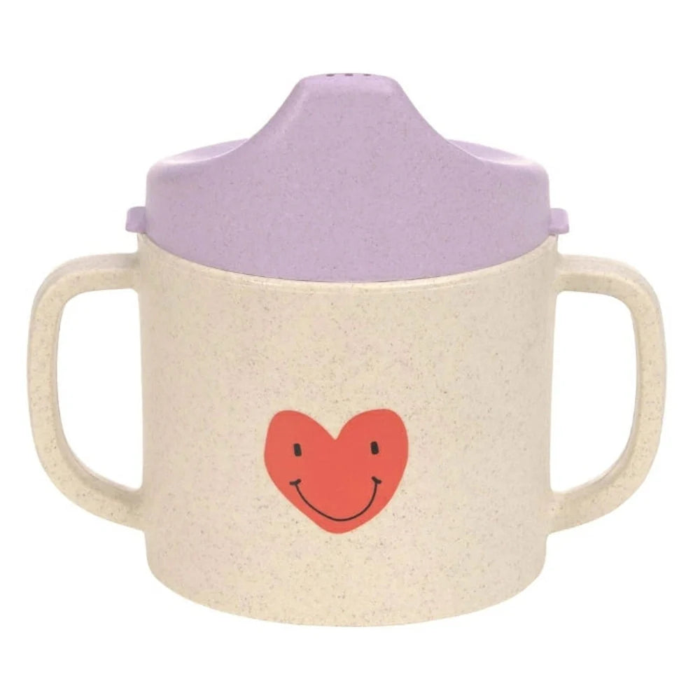 Lassig Tasse à bec - Joyeux Filous Cœur Lavande