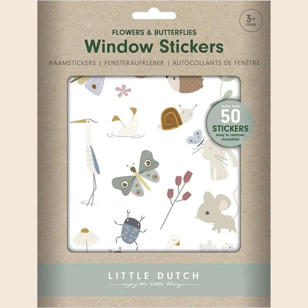 Little Dutch Autocollants pour fenêtre Flowers & Butterflies