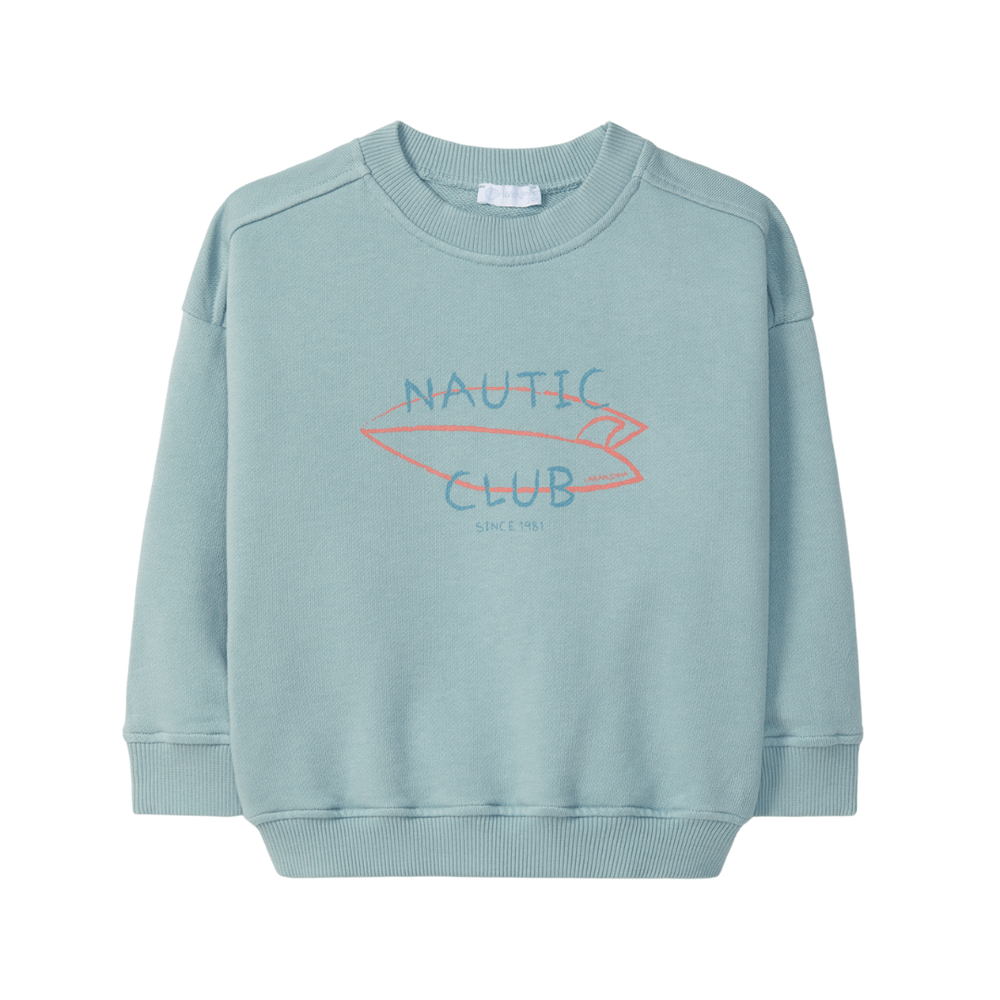 Laranjinha Comfortabel Sweatshirt Voor Kinderen - Petrol Blue