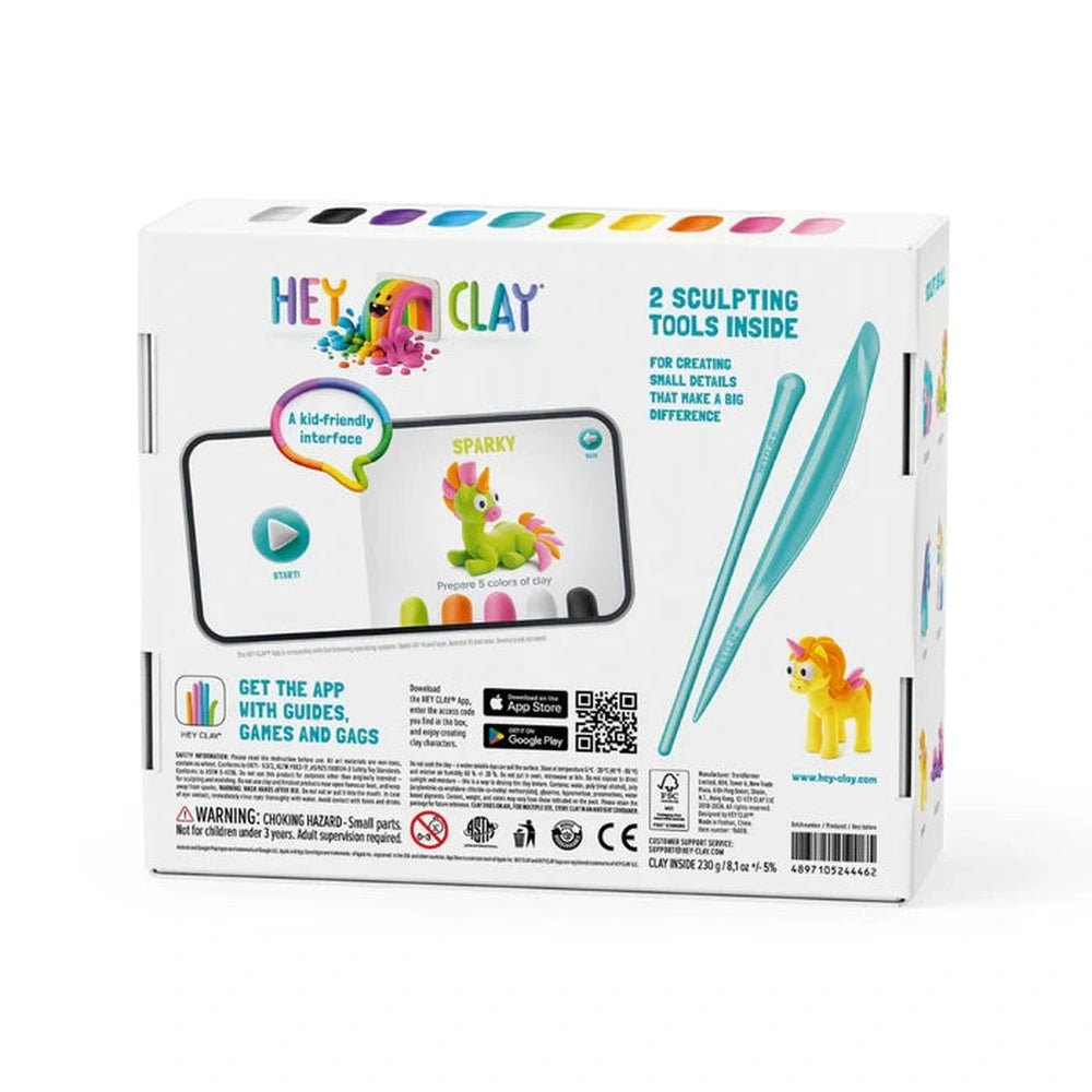 Hey Clay Zelfhardende Klei Unicorns - 15 potjes