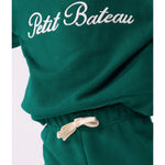 Petit Bateau Katoenen Sweater Met Borduursel - Groen