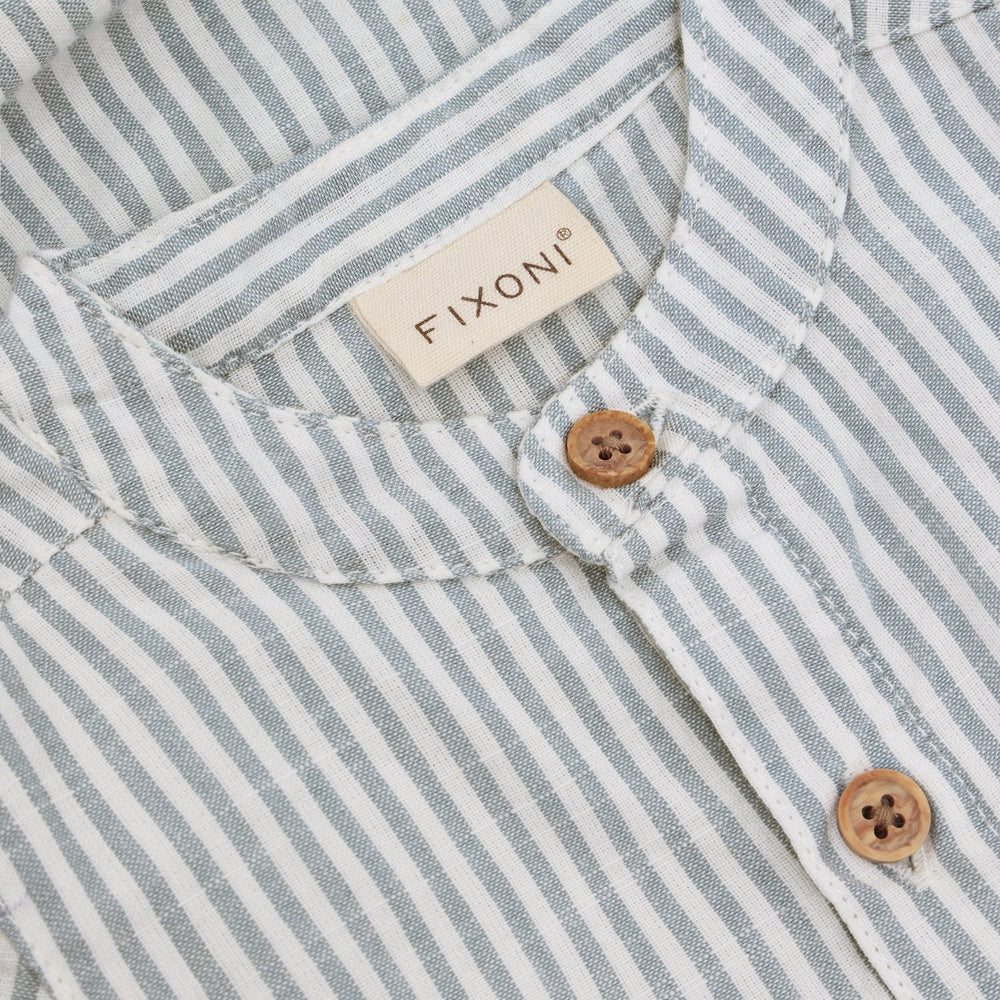 Fixoni Body Shirt Geweven Blauw - Mountain Spring