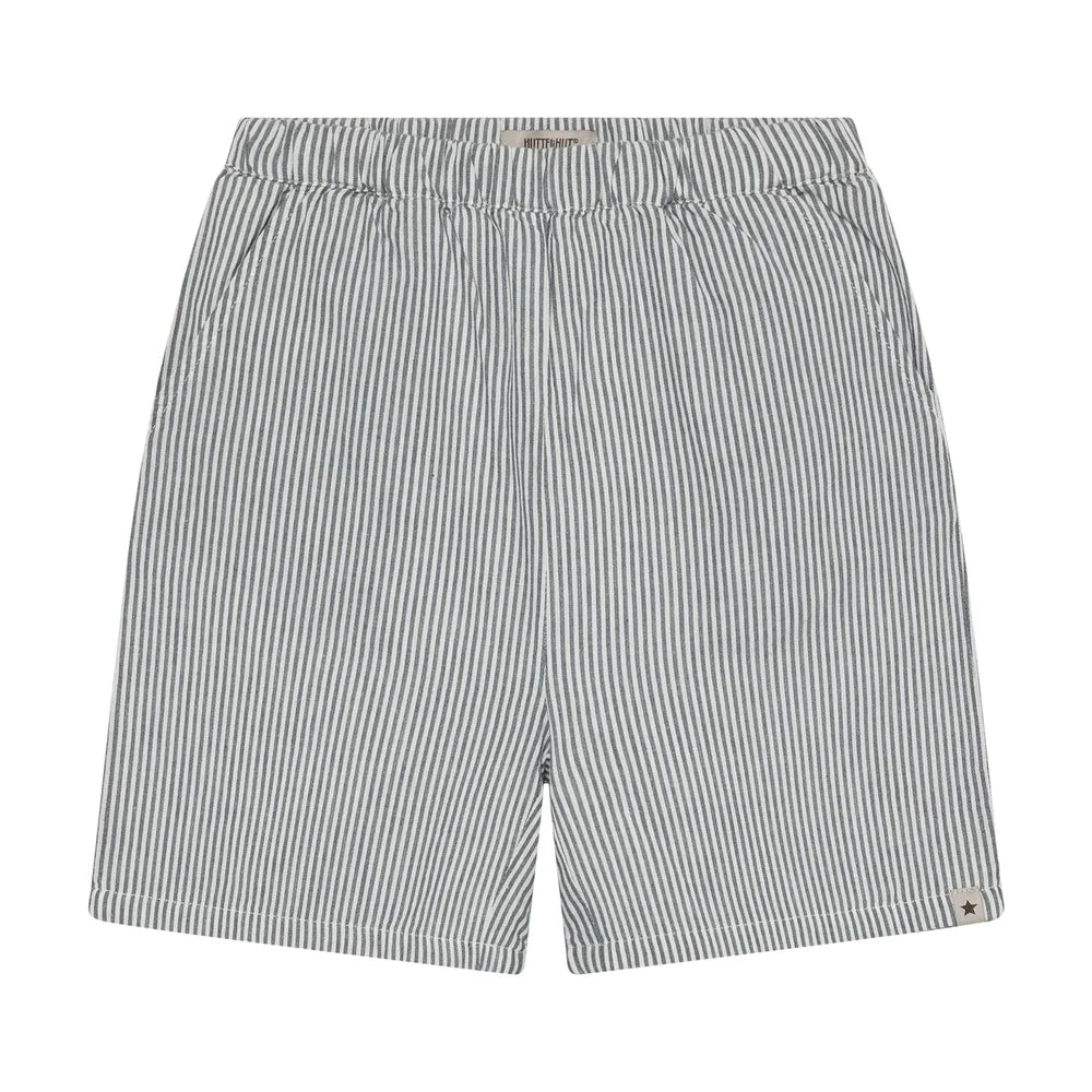 Huttelihut Gestreepte Kinder Shorts – Luchtige Zomershort – Dark Navy
