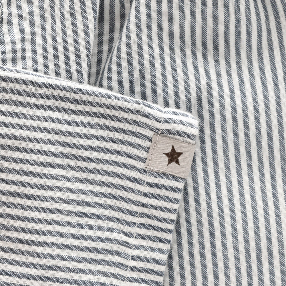 Huttelihut Gestreepte Kinder Shorts – Luchtige Zomershort – Dark Navy