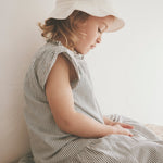 Huttelihut Gestreepte Jurk – Zomerse Kinderjurk – Dark Navy