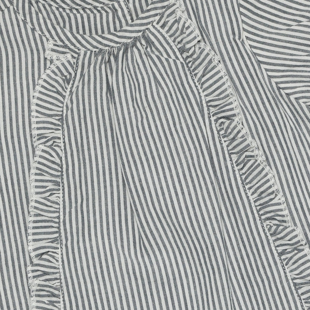 Huttelihut Gestreepte Jurk met Korte Mouwen – Luchtig & Zomers – Dark Navy