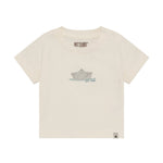 Huttelihut T-shirt met Korte Mouwen – Zacht Basic Kinder T-shirt – White