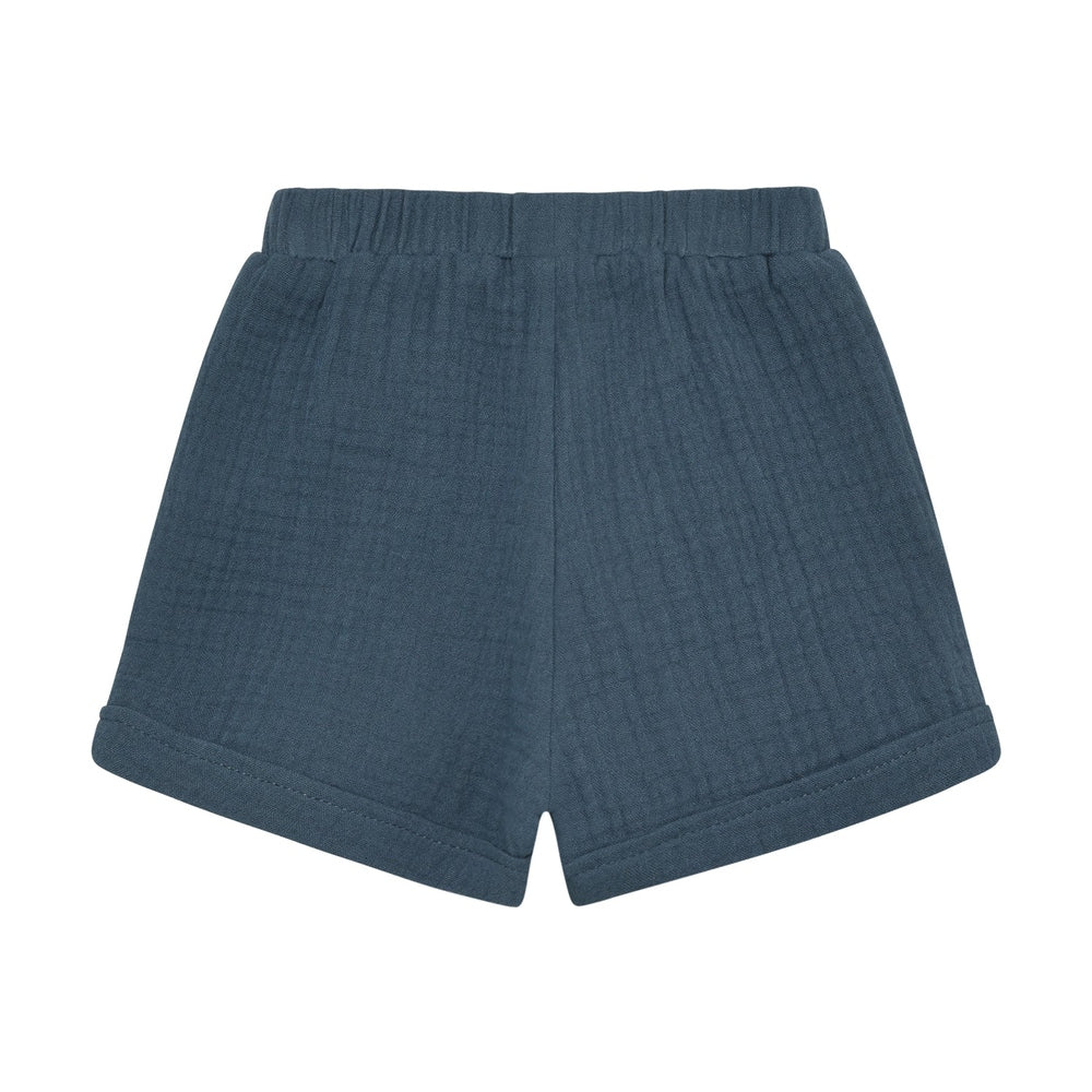 Huttelihut Muslin Shorts – Luchtige Katoenen Short – Dark Navy