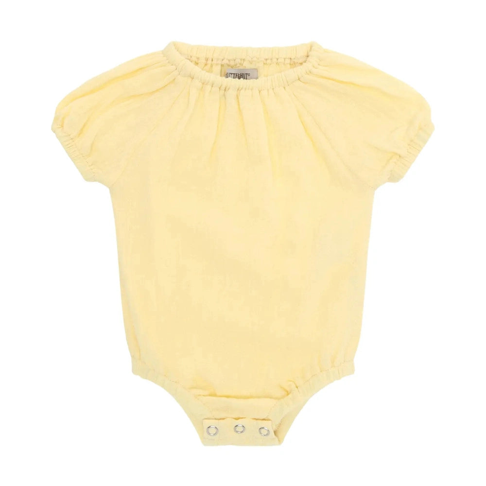 Huttelihut Muslin Romper met Korte Mouwen – Zachte Babyromper