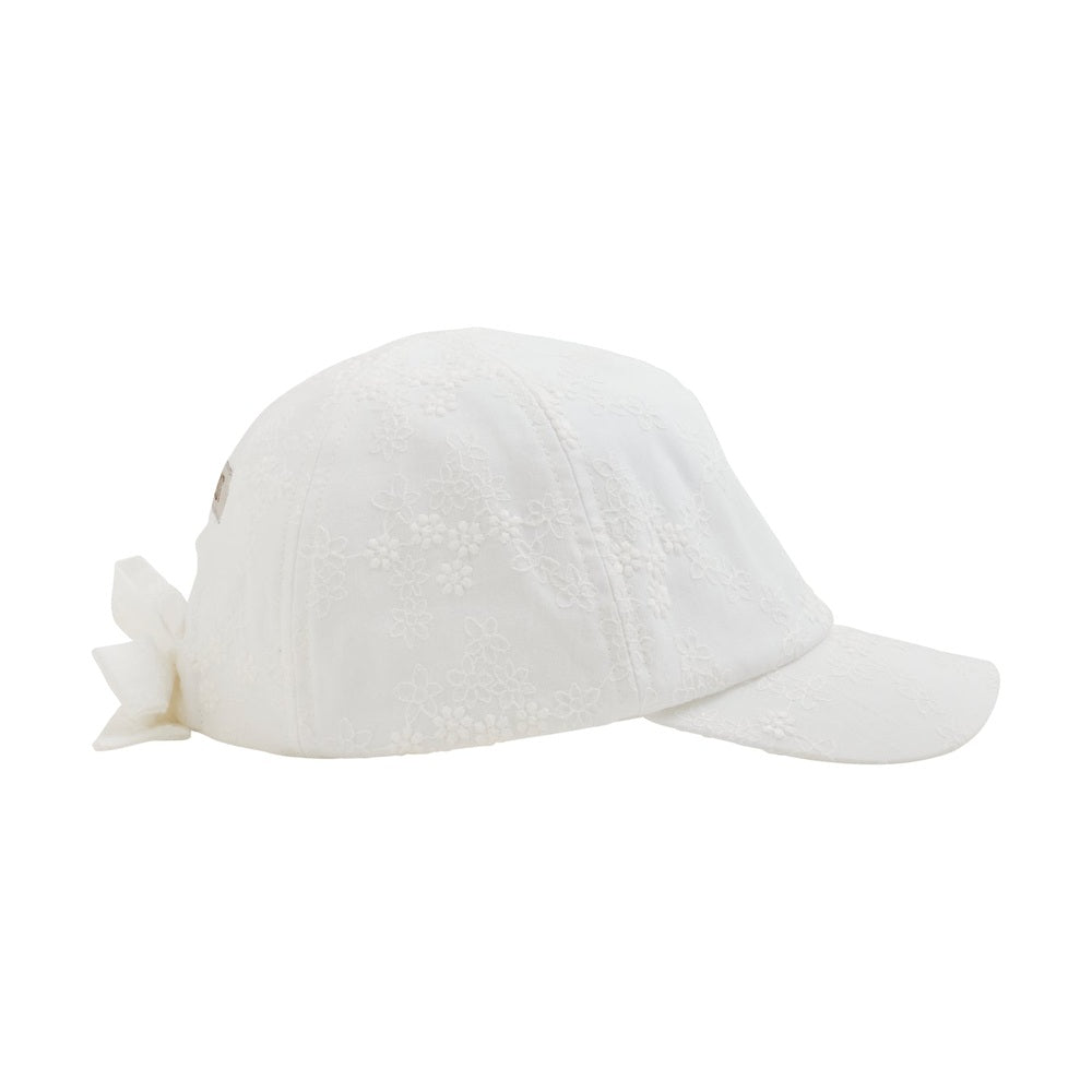 Huttelihut Pet Met Borduursel – Stijlvolle Kinderpet – White