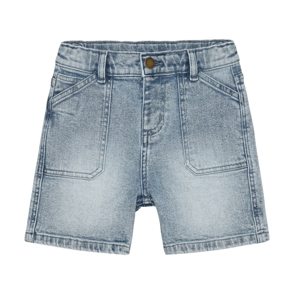 En Fant Bermuda Shorts Denim Lichtblauw Denim