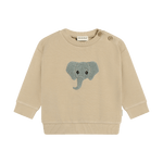 Minymo Sweatshirt Lange Mouw White Pepper