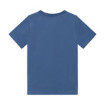 Minymo T-shirt met print van haai - Blauw