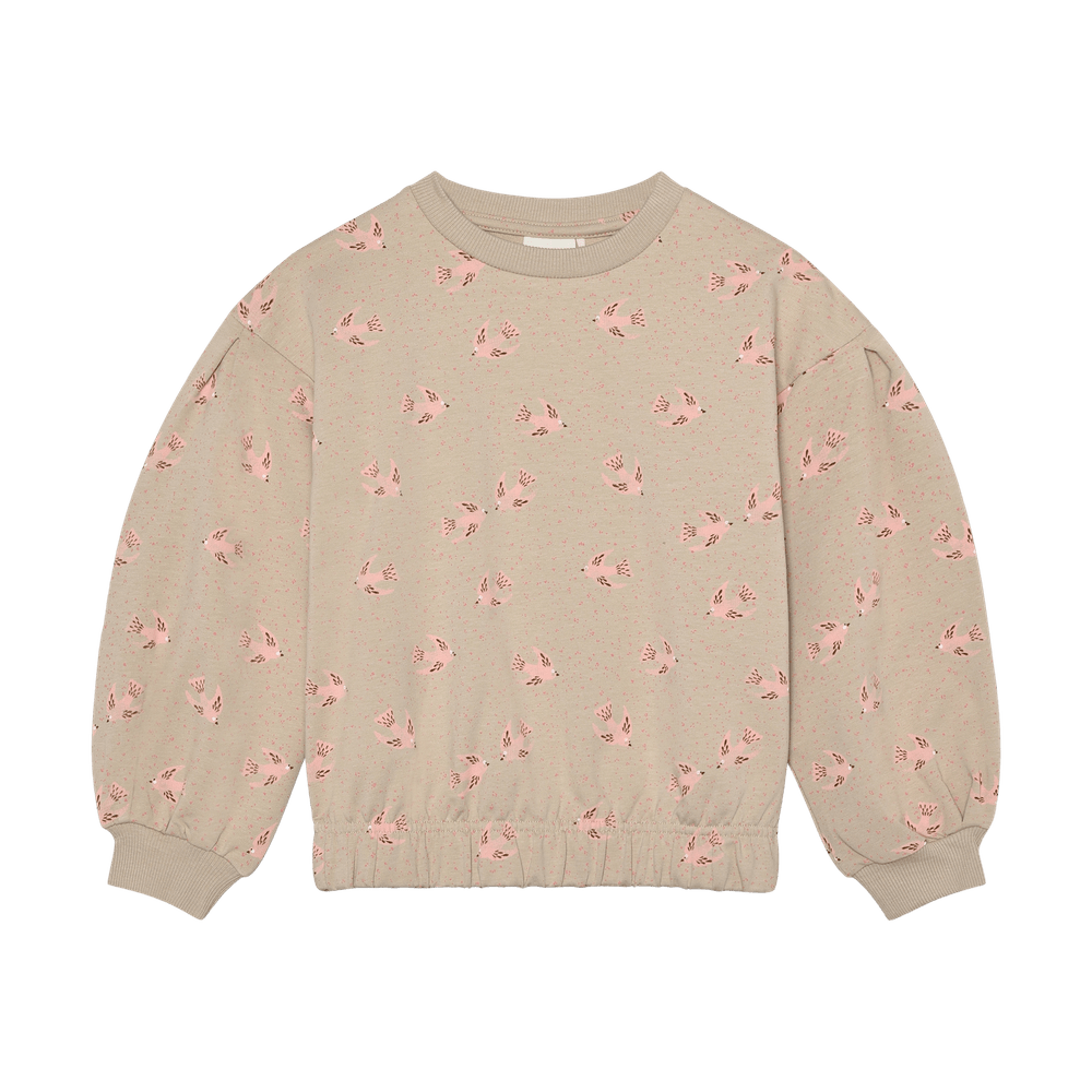 Minymo Sweatshirt Lange Mouw AOP Doeskin