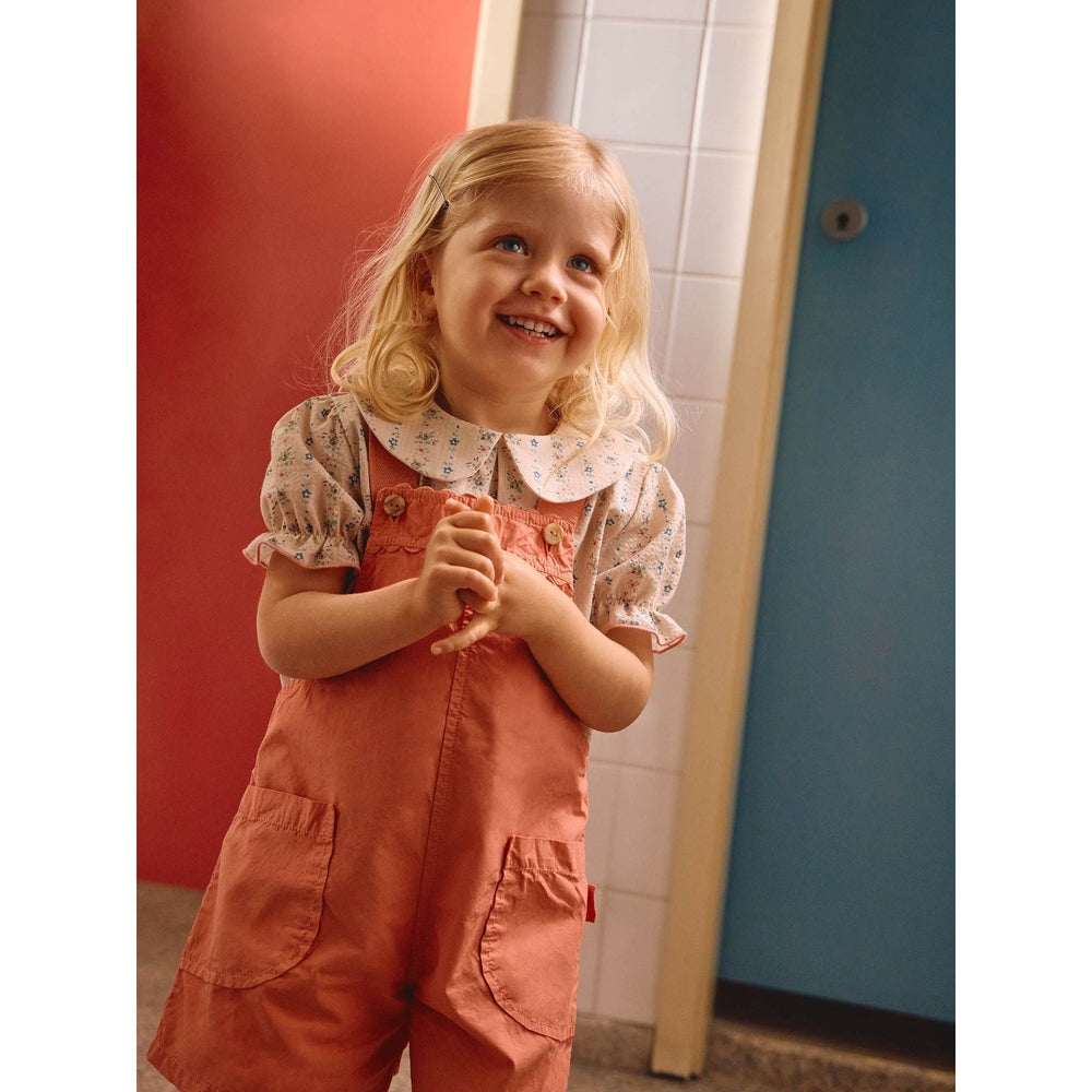 Laranjinha Katoenen Blouse Voor Baby's - Sand