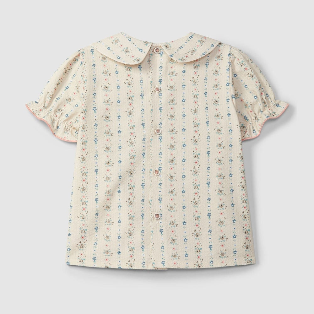 Laranjinha Katoenen Blouse Voor Baby's - Sand