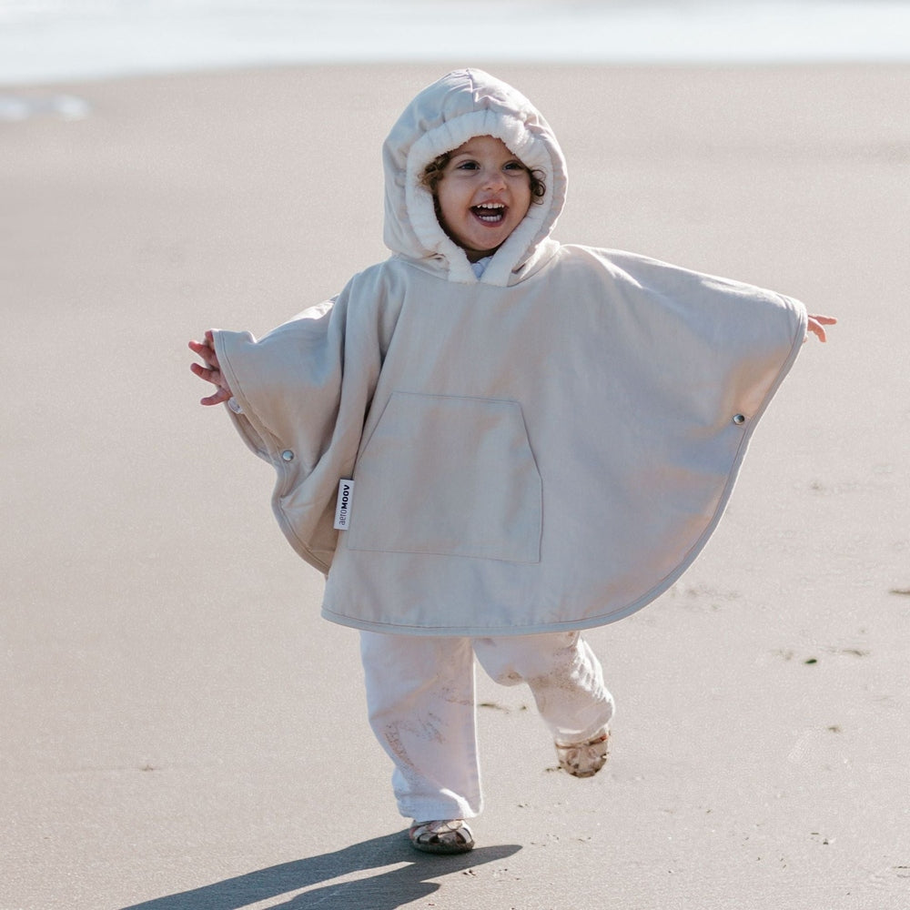 Aeromoov Winterponcho 9-36 maanden - Chevron Cream