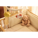 Jollein Boxbumper 180x30cm Little Waffle Sand