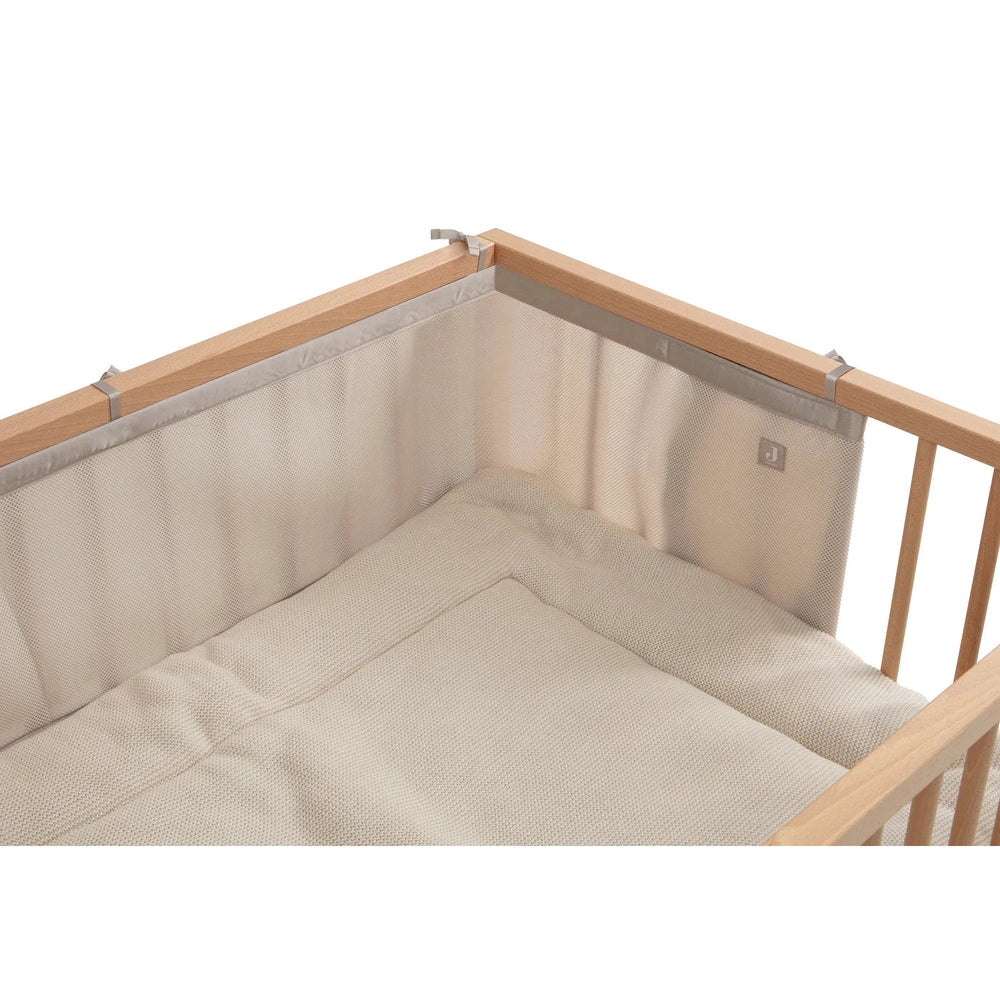 Jollein Boxbumper 220x30cm Mesh Sand