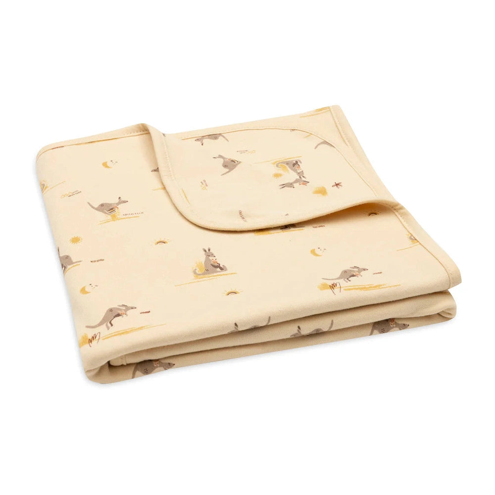 Jollein Deken Wieg Jersey 75x100cm Kangaroots