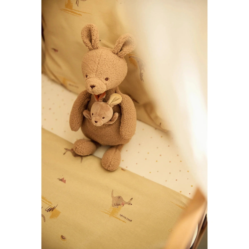 Jollein Hoeslaken Jersey 70/75x140/150cm Kangaroots