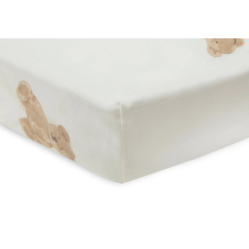 Jollein Hoeslaken 70/75 x 140/150 - Teddy Bear