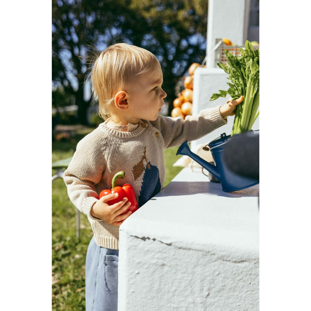 Snug Gebreide Trui - Indigo