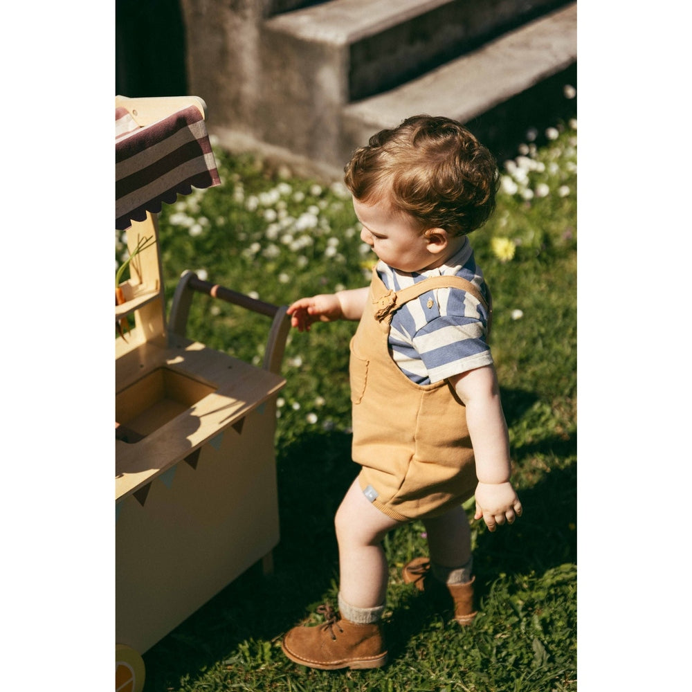 Snug Katoenen Shortie - Ocher