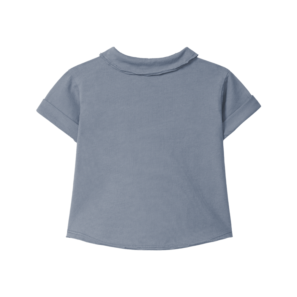 Snug Katoenen Polo - Indigo