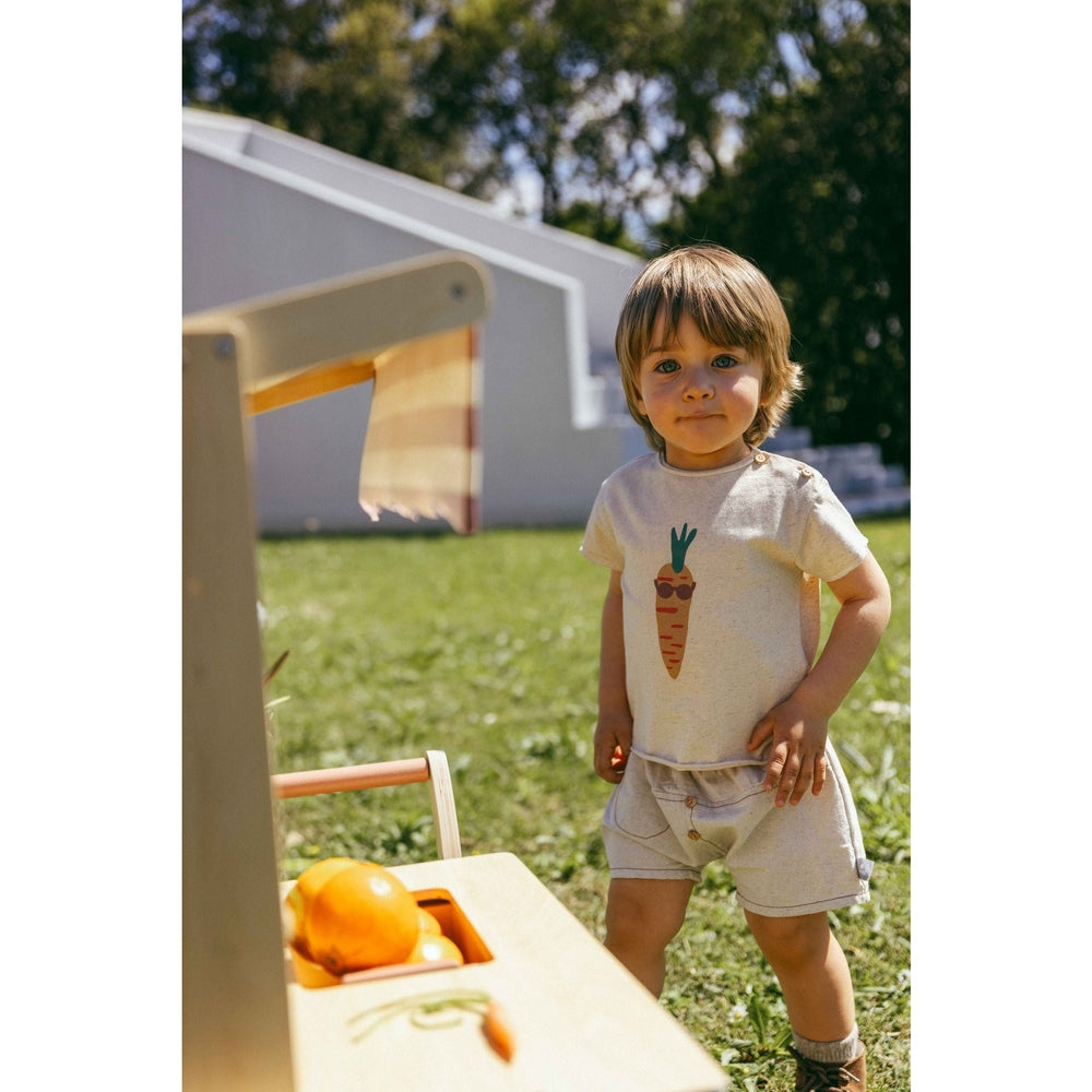 Snug Katoenen T-Shirt - Ocher