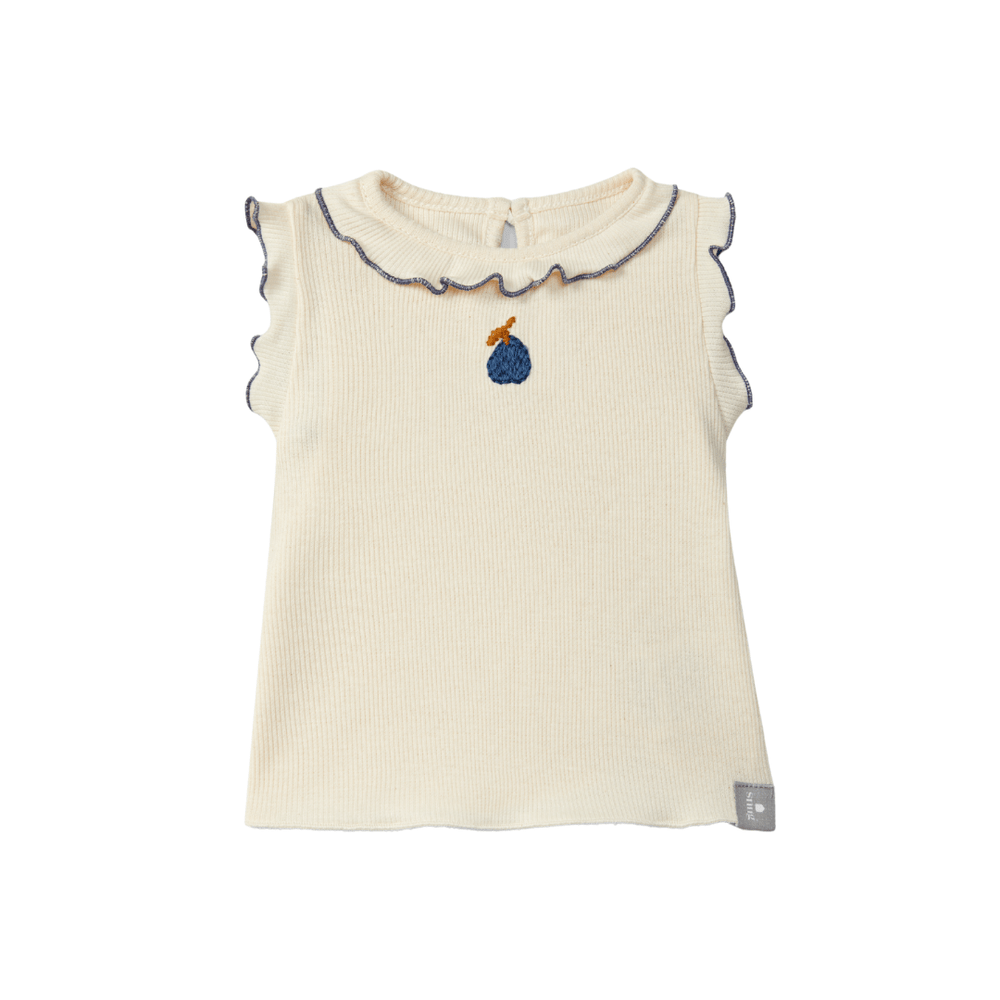 Snug Katoenen Top - Indigo