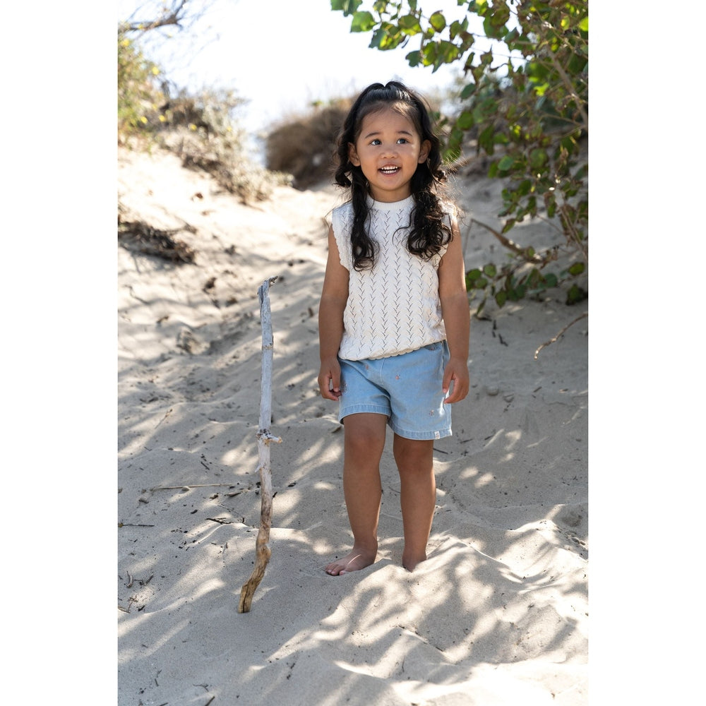 Little Dutch Gebreid Topje Creme