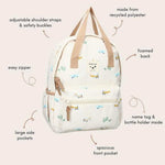 Kidzroom Rugzak Small Talk Vliegtuigen - Beige