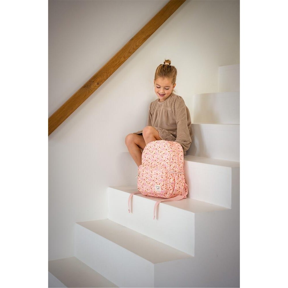 Kidzroom Rugzak Enchanted Memories Bloemenprint- Roos