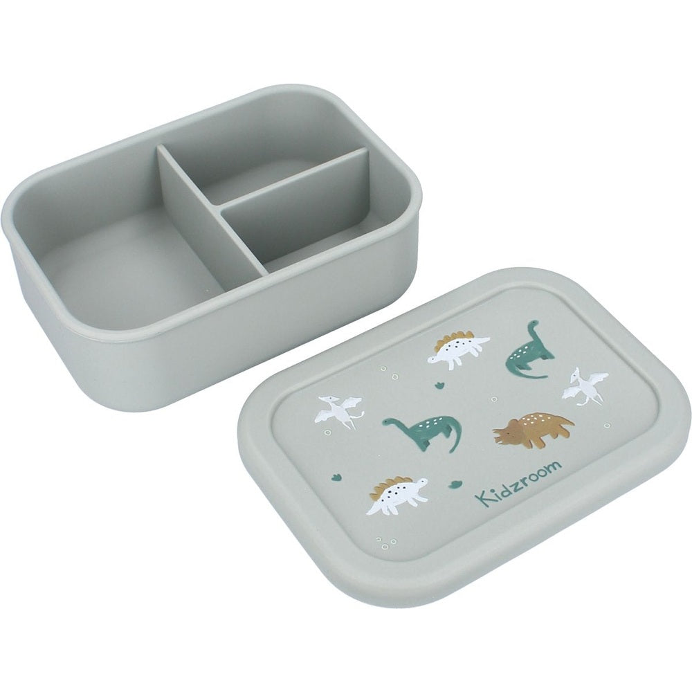 Kidzroom Lunchbox Small Talk Dino's - Groen